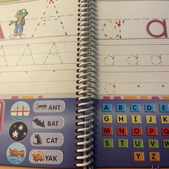LeapFrog Leap Pad Book & Cartridge Pre K 1st Grade Reading Writing Math - Picture 8 of 12